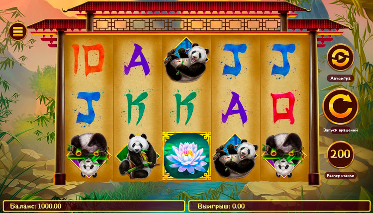 Slot machine Hungry Pandas (भूखे पांडा)