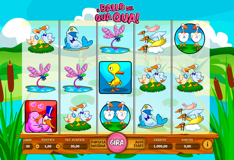 Slot machine Il Ballo del Qua Qua (इल बालो डेल क्वा क्वा)