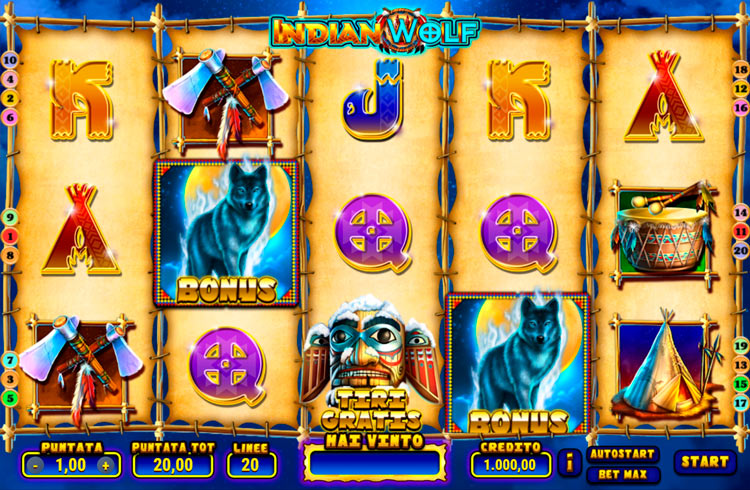 Slot machine Indian Wolf (भारतीय भेड़िया)