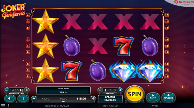 Slot machine Joker Gemferno (जोकर जेमफर्नो)