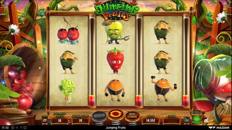 Slot machine Jumping Fruits (कूदते फल)