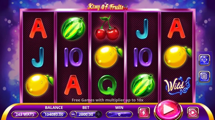 Slot machine King Of Fruits (फलों का राजा)
