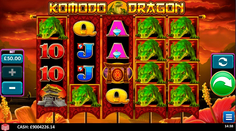 Slot machine Komodo Dragon (कोमोडो ड्रैगन)
