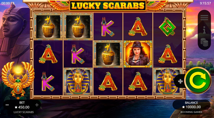 Slot machine Lucky Scarabs (लकी स्कारब्स)