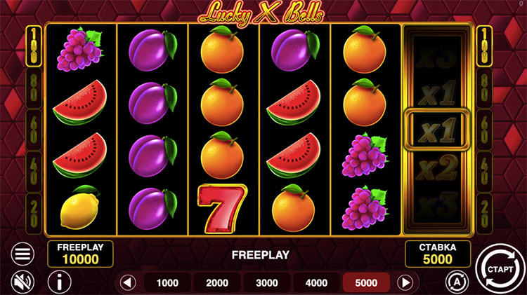 Slot machine Lucky X Bells (लकी एक्स बेल्स)