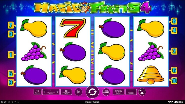 Slot machine Magic Fruits 4 (जादुई फल 4)