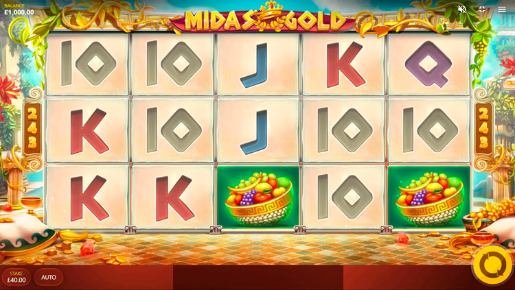 Slot machine Midas Gold (मिडास गोल्ड)