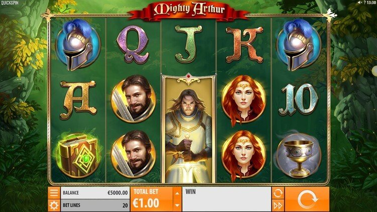 Slot machine Mighty Arthur (शक्तिशाली आर्थर)
