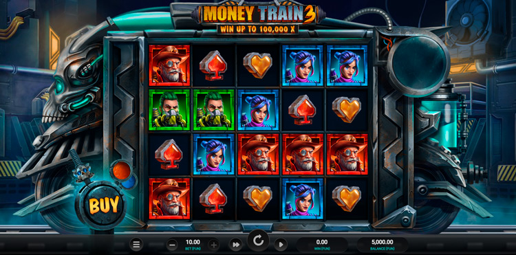 Slot machine Money Train 3 (मनी ट्रेन 3)