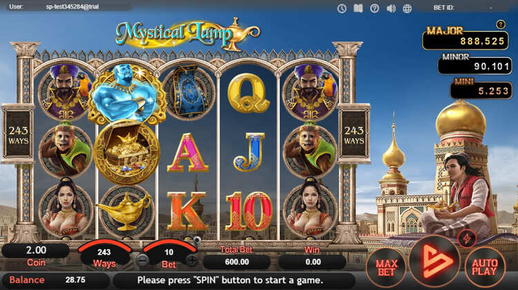 Slot machine Mystical Lamp (रहस्यमय दीपक)