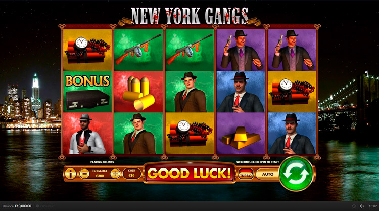 Slot machine New York Gangs (न्यूयॉर्क गैंग्स)