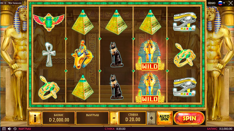 Slot machine Nile Treasures (नील का खजाना)