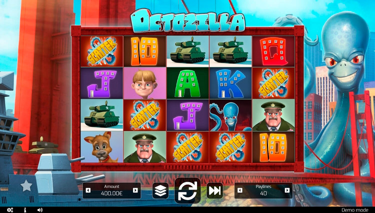 Slot machine Octozilla (ऑक्टोज़िला)