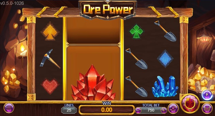 Slot machine Ore Power (अयस्क शक्ति)