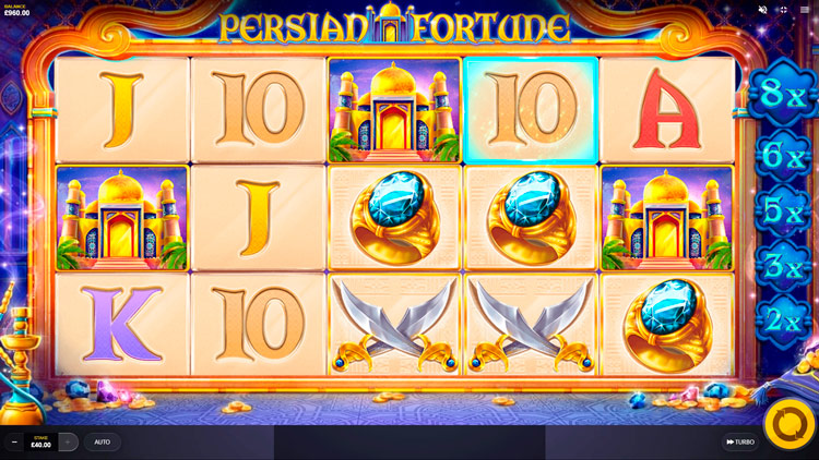 Slot machine Persian Fortune (फारसी भाग्य)