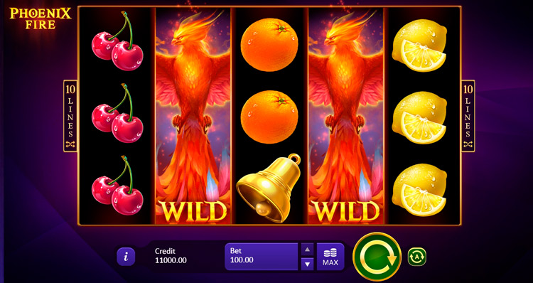 Slot machine Phoenix Fire (फीनिक्स की आग)