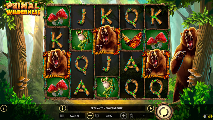 Slot machine Primal Wilderness (प्रारंभिक जंगल)