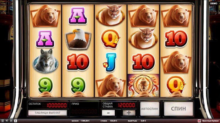 Slot machine Ragin Buffalo (क्रोधित भैंस)