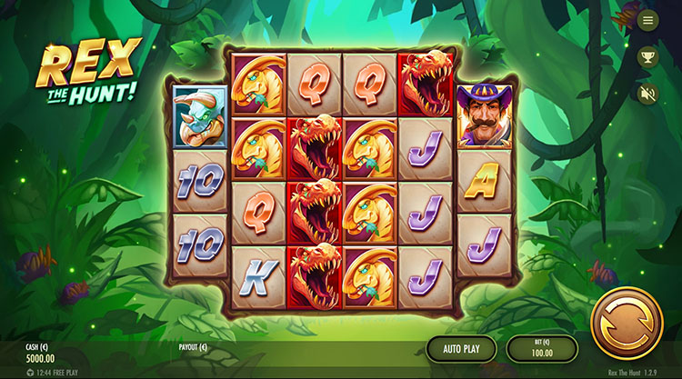 Slot machine Rex The Hunt (रेक्स द हंट)