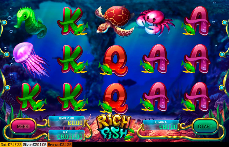 Slot machine Rich Fish (धनी मछली)