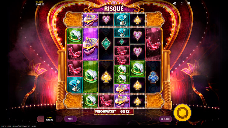 Slot machine Risque MegaWays (रिस्के मेगावेज़)