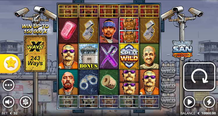Slot machine San Quentin xWays (सैन क्वेंटिन एक्सवेज़)