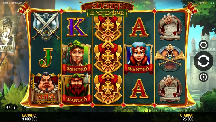 Slot machine Sheriff Of Nottingham (नॉटिंघम का शेरिफ)