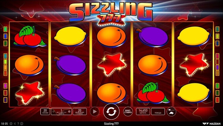 Slot machine Sizzling 777 (सिज़लिंग 777)