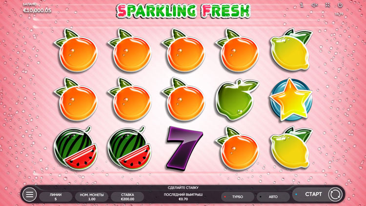 Slot machine Sparkling Fresh (चमकदार ताज़ा)