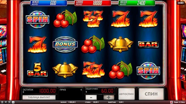 Slot machine Super 12 Stars (सुपर 12 सितारे)