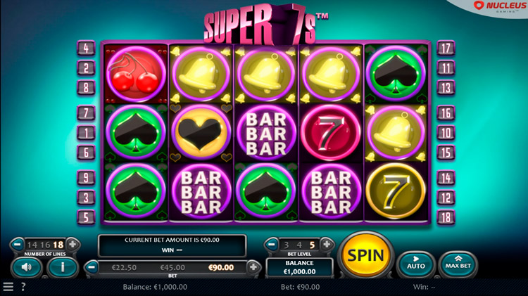 Slot machine Super 7 (सुपर 7)