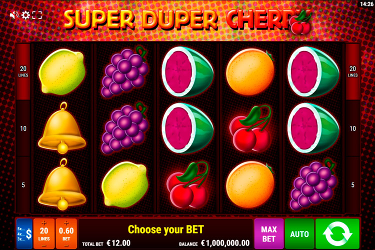 Slot machine Super Duper Cherry (सुपर डुपर चेरी)