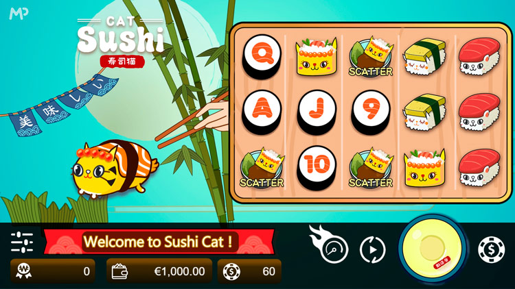 Slot machine Sushi Cat (सुशी कैट)