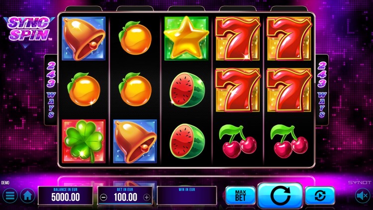Slot machine Sync Spin (सिंक स्पिन)