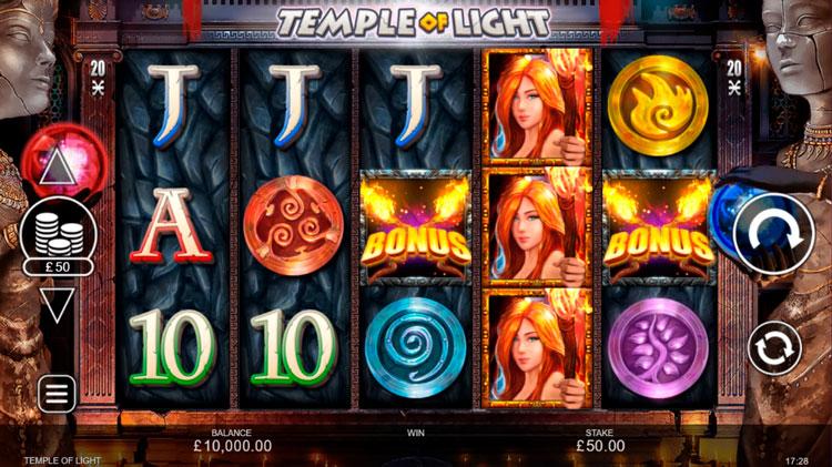 Slot machine Temple of Light (टेम्पल ऑफ लाइट)