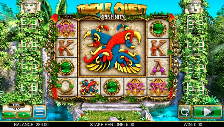 Slot machine Temple Quest Spinfinity (टेम्पल क्वेस्ट स्पिनफिनिटी)