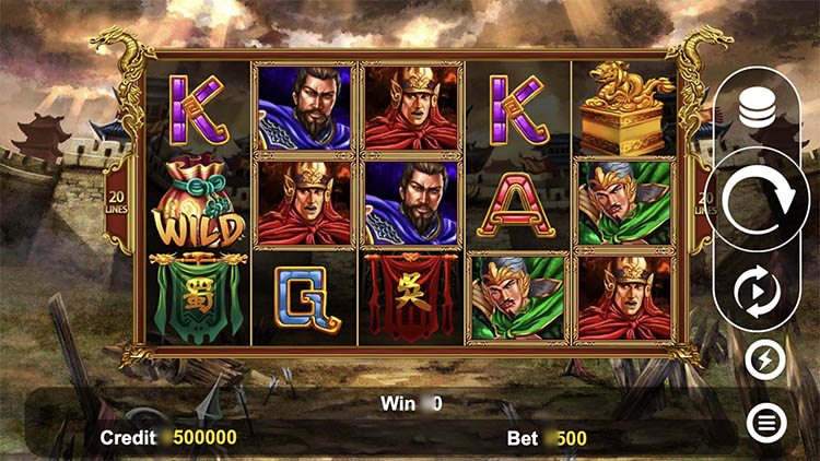 Slot machine Three Kingdoms (थ्री किंगडम्स)