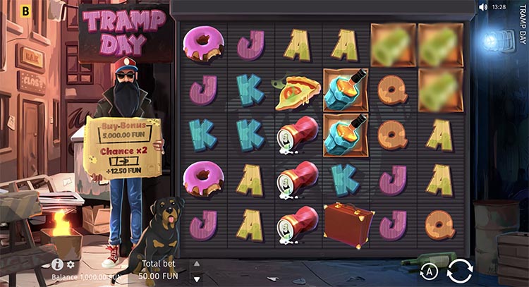 Slot machine Tramp Day (ट्रैम्प डे)