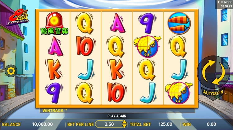 Slot machine Typhoon Cash (टाइफून कैश)