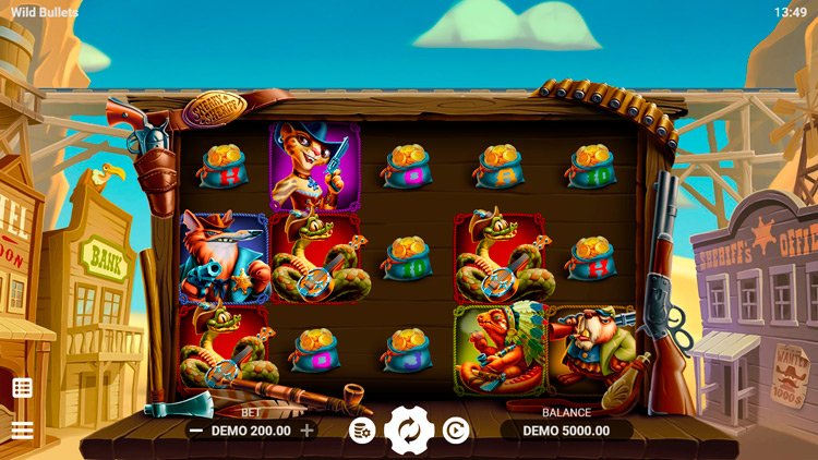 Slot machine Wild Bullets (वाइल्ड बुलेट्स)