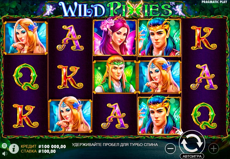 Slot machine Wild Pixies (वाइल्ड पिक्सीज़)