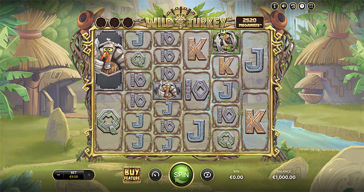Slot machine Wild Turkey Megaways (वाइल्ड टर्की मेगावेज़)