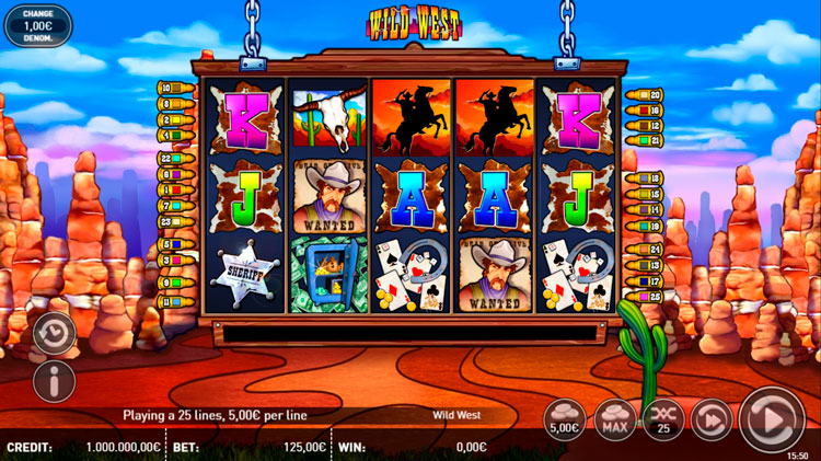 Slot machine Wild West (वाइल्ड वेस्ट)
