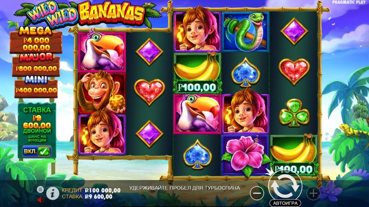 Slot machine Wild Wild Bananas (वाइल्ड वाइल्ड बनानाज)