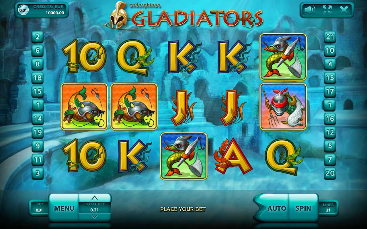 Slot machine Gladiators (ग्लैडिएटर्स)