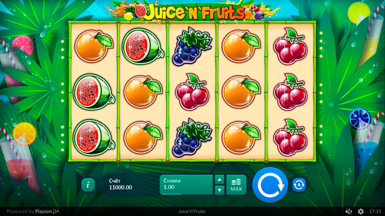 Slot machine Juice and Fruits (जूस और फल)