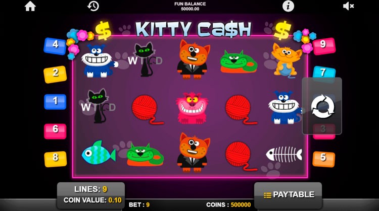 Slot machine Kitty Cash (किटी कैश)
