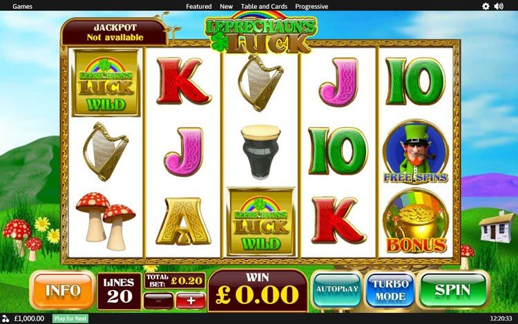 Slot machine Leprechaun's Luck (लेप्रेकॉन का भाग्य)