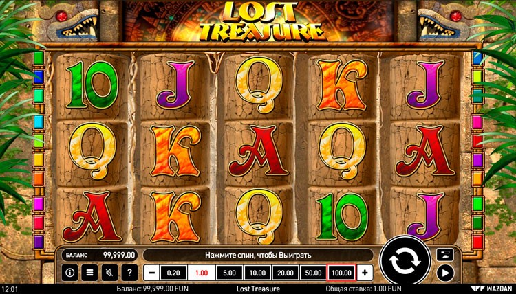 Slot machine Lost Treasure (खोया हुआ खजाना)