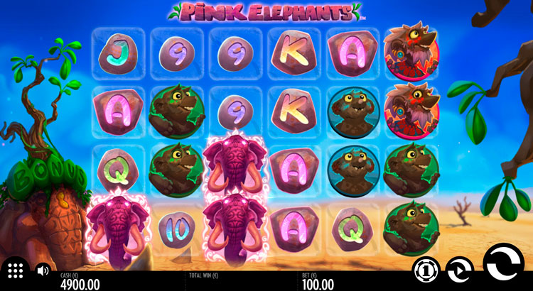 Slot machine Pink Elephants (गुलाबी हाथी)